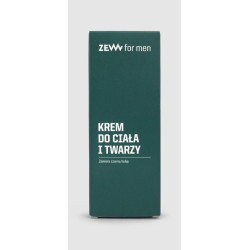 ZEW for men - Krem do twarzy i ciała z czarną hubą