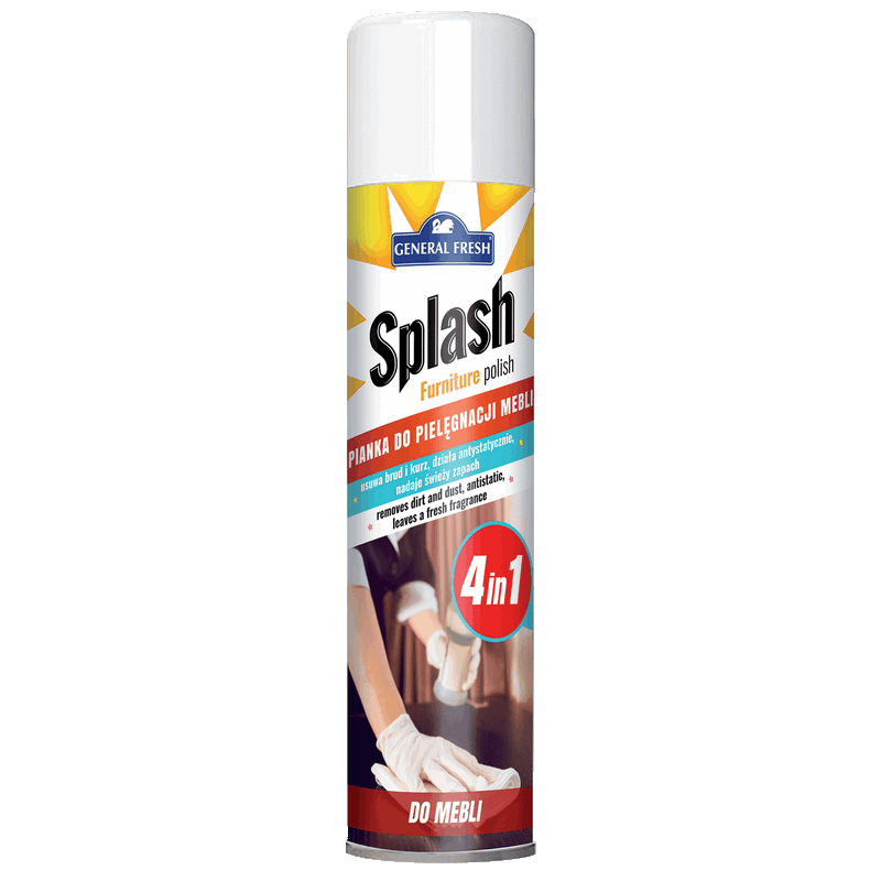 Pianka do pielęgnacji mebli SPLASH 300ml General Fresh