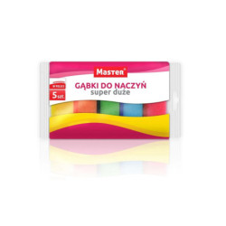 Gąbki kuchenne do mycia naczyń super duża 5szt MASTER S058