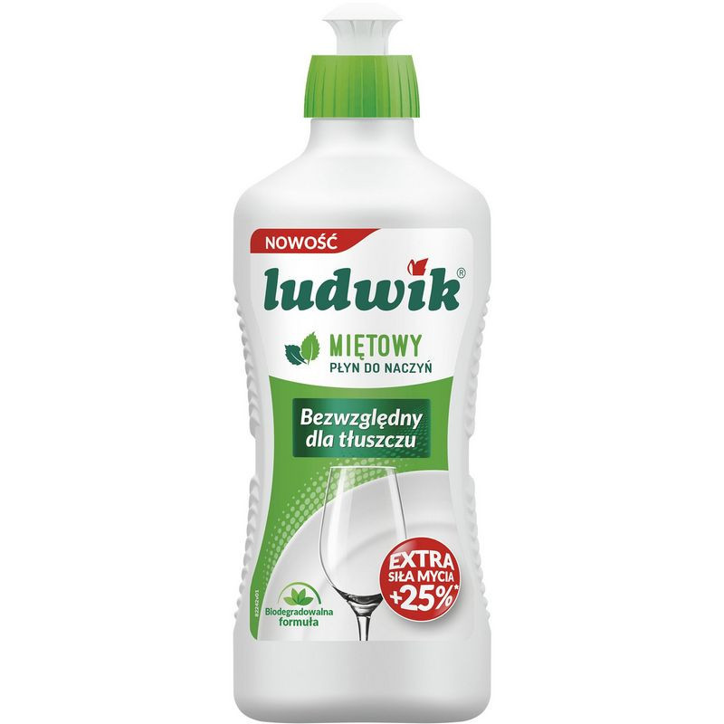 LUDWIK płyn do mycia naczyń 900g MIĘTA