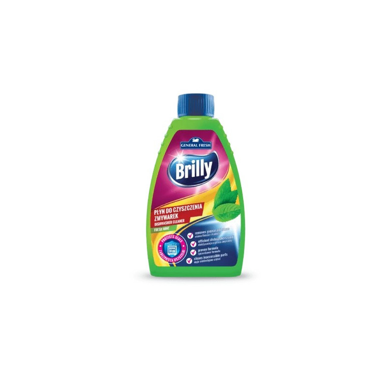 MIĘTOWY Płyn do czyszczenia zmywarek Brilly 250ml General Fresh