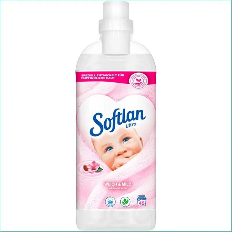 SOFTLAN Ultra płyn do płukania 1L biały Weich & Mild