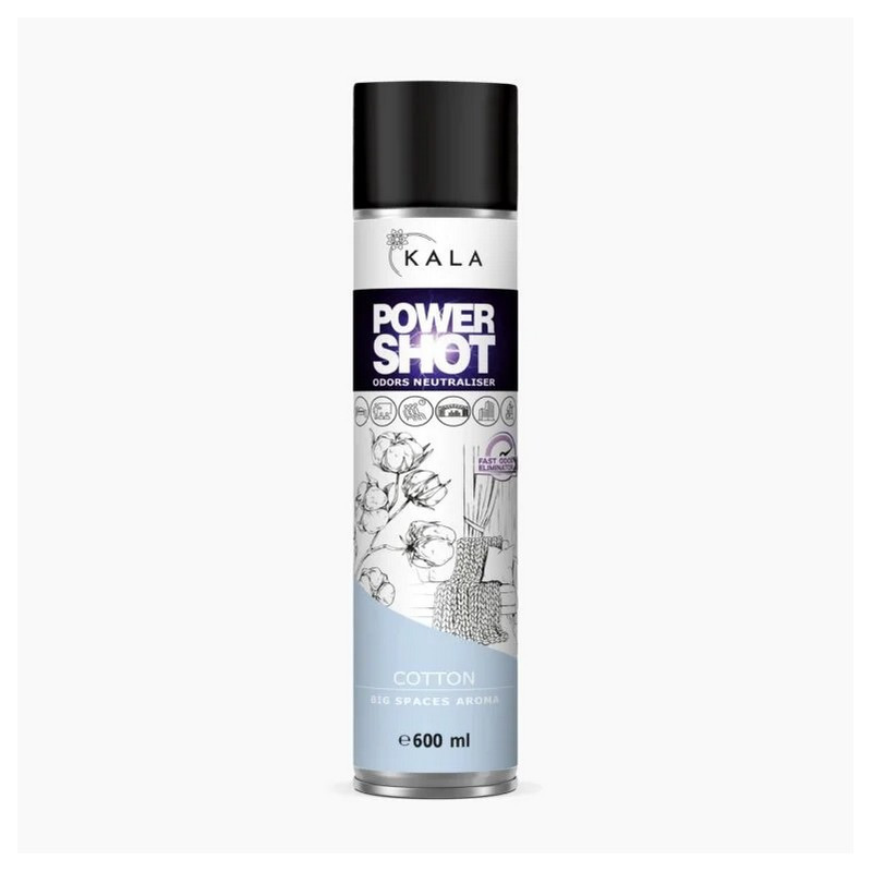 KALA Power Shot Neutralizator zapachów COTTON 600ml Bawełna