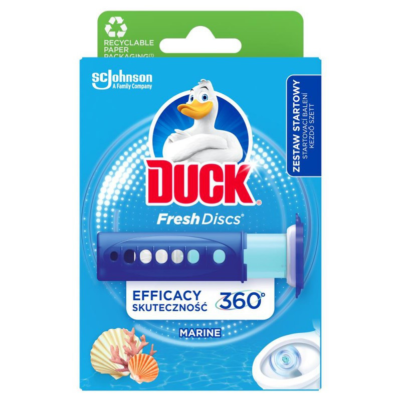 DUCK Fresh Dics MORSKI Krążek żelowy do WC Starter