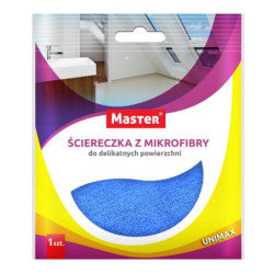 MASTER Ścierka z mikrofibry UNIMAX 40X40 NIEBIESKA