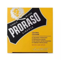 PRORASO Chusteczki odświeżające Wood and Spice 6szt