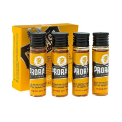 PRORASO Gorący olejek do pielęgnacji brody, 4x17mL