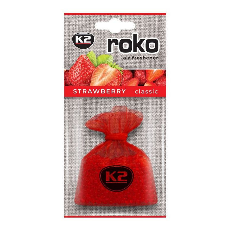 K2 Roko TRUSKAWKA Zapach do samochodu classic