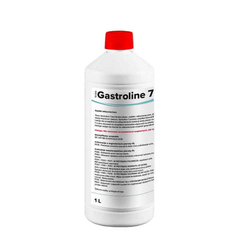 Tevan Gastroline 7 1L - Koncentrat do usuwania kamienia rdzy