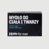 ZEW for men - Mydło do twarzy i ciała z węglem drz
