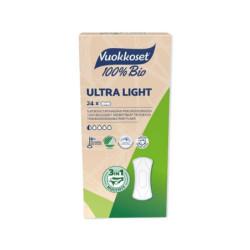 Vuokkoset, BIO Wkładki Ultra Light,24szt