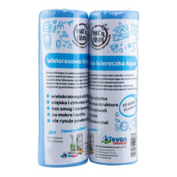 Mix'n Clean Wielorazowe ściereczki AQUA Niebieskie