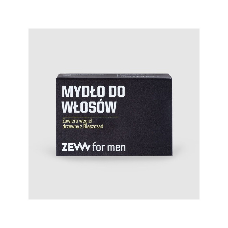 ZEW for men Mydło do Włosów z węglem drzewnym