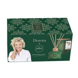 ZIMOWY LAS Zestaw prezentowy świeca + patyczki AROMA Home & Dorota