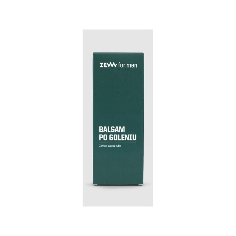 ZEW for men Balsam po goleniu z czarną hubą 80ml